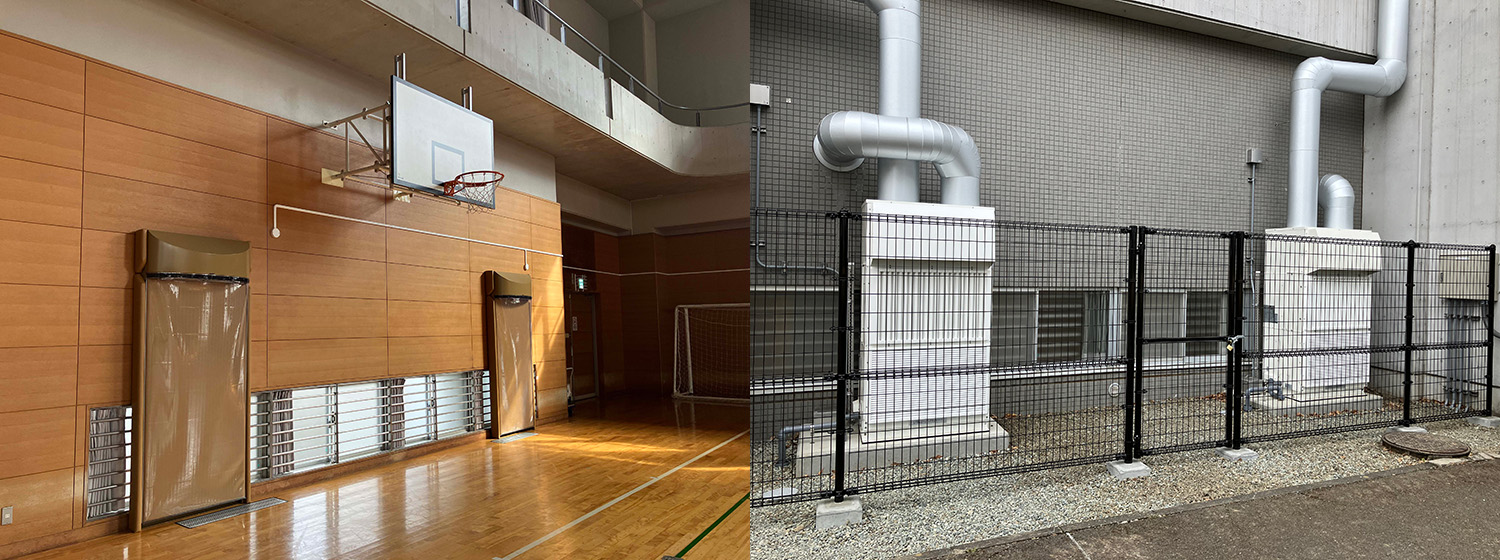 体育館向け空調機 フレッシュクール®